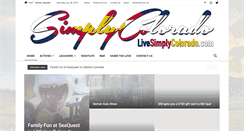 Desktop Screenshot of livesimplycolorado.com